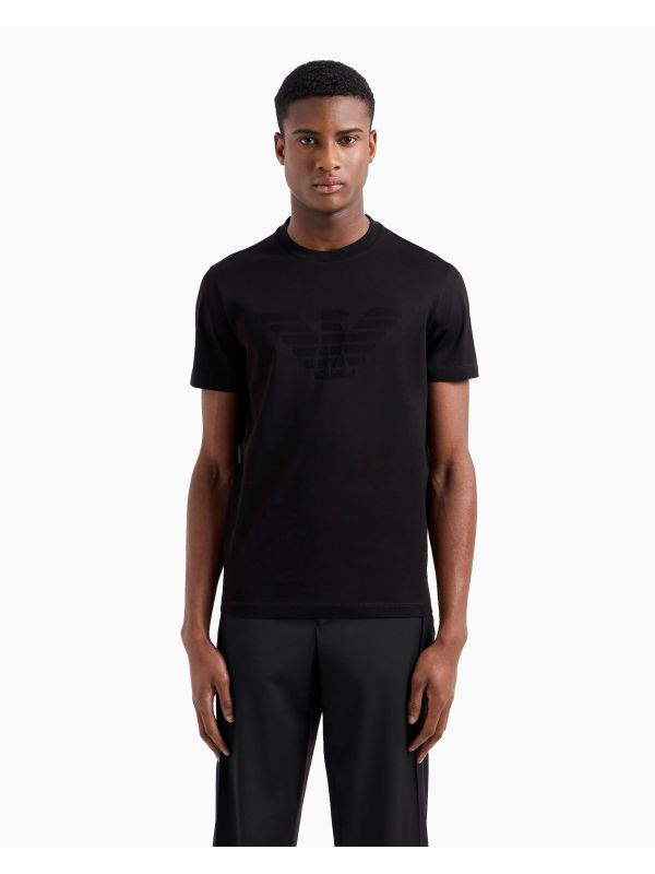 Мъжка тениска Emporio Armani с релефно лого
