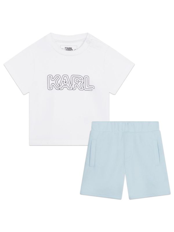 Детски сет тениска и шорти Karl Lagerfeld за бебе момче
