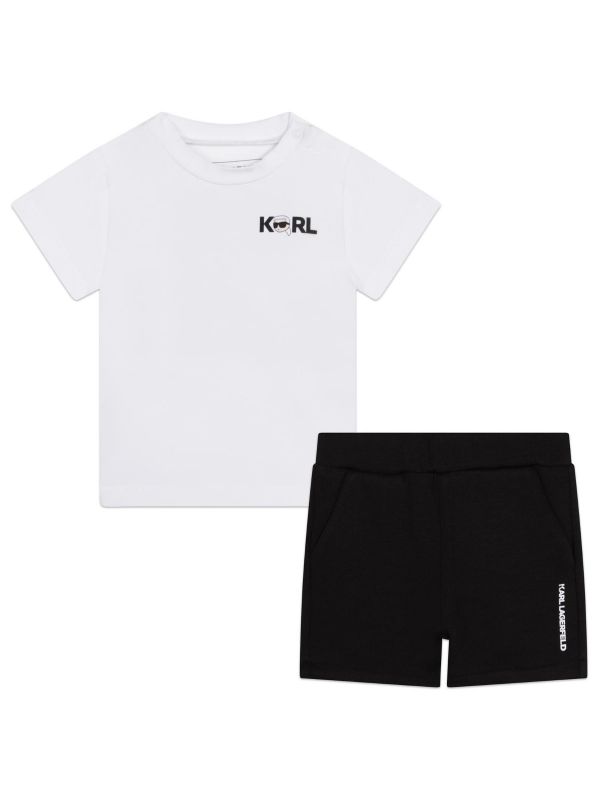 Детски сет тениска и шорти Karl Lagerfeld за бебе момче