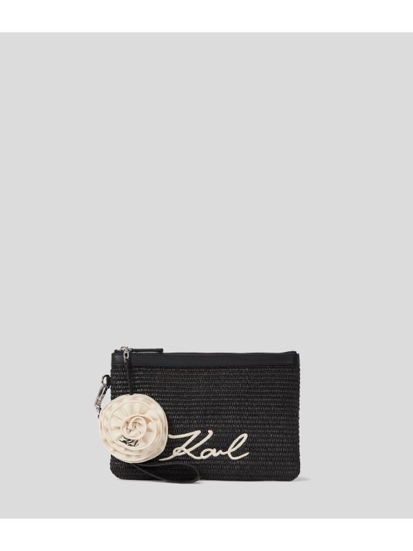 Дамски несесер Karl Lagerfeld K/SIGNATURE с цвете