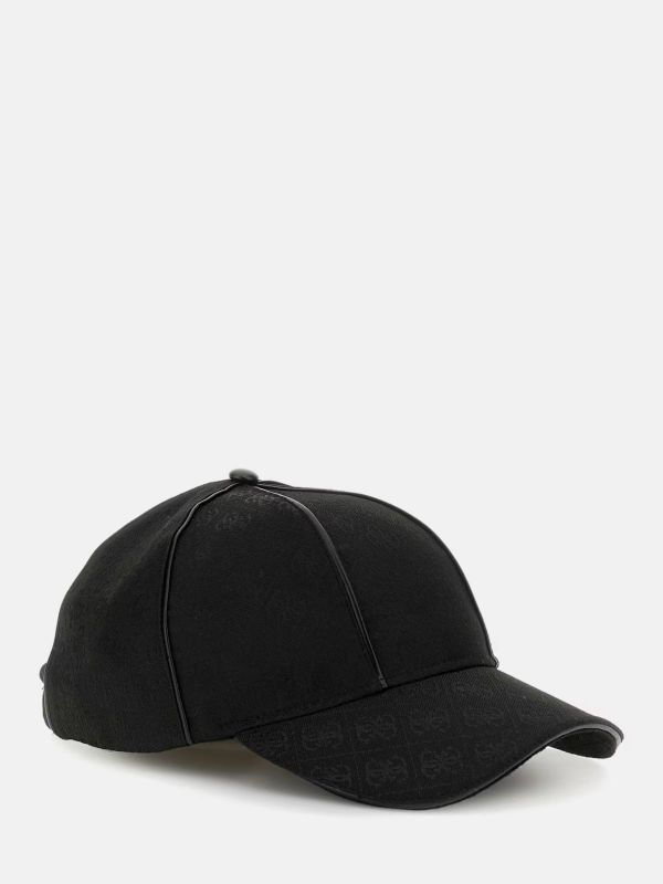 Дамска шапка с козирка Guess с монограм