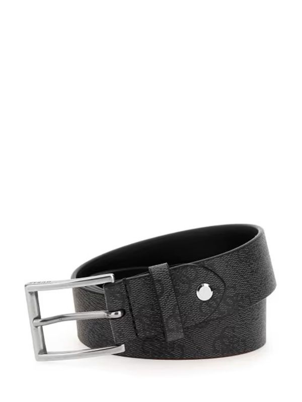 Мъжки колан Guess с монограм лого