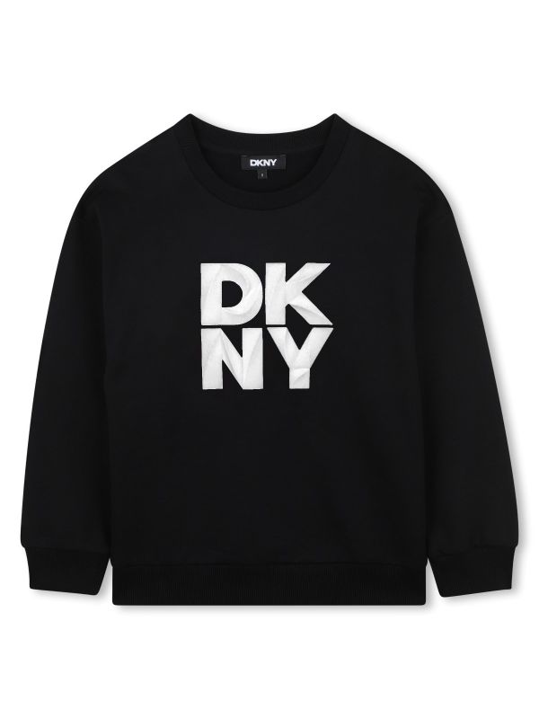 Детски суитшърт DKNY с лого за момче