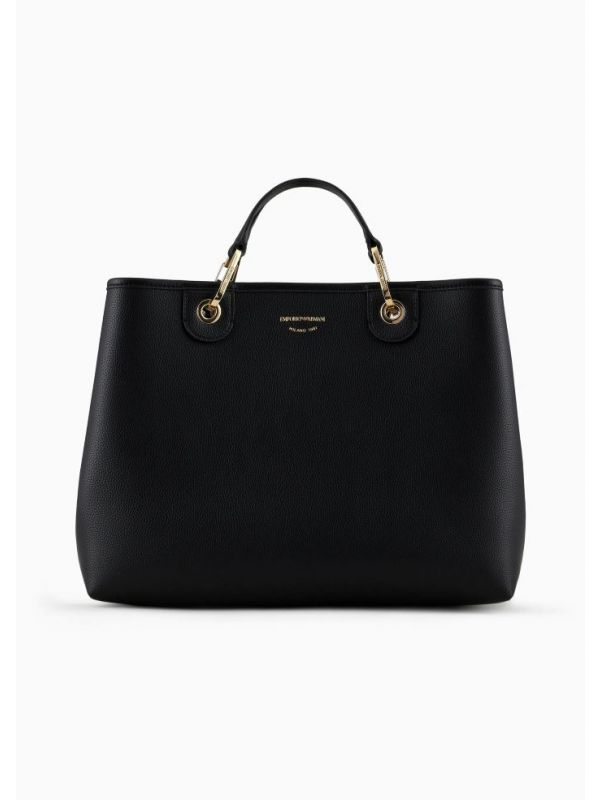 Дамска ръчна чанта Emporio Armani с широка лого презрамка
