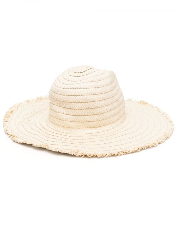 Дамска сламена шапка Emporio Armani  с периферия