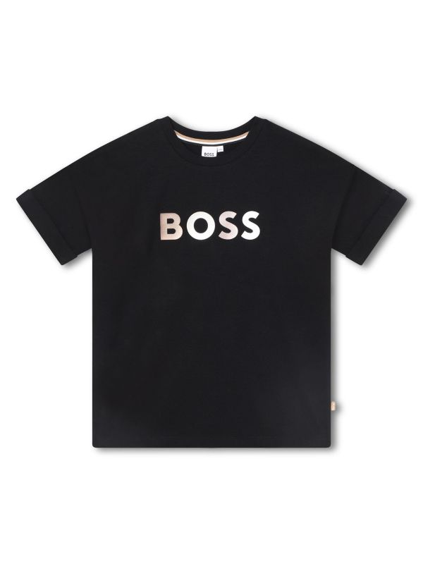 Детска тениска Boss с лого за момиче