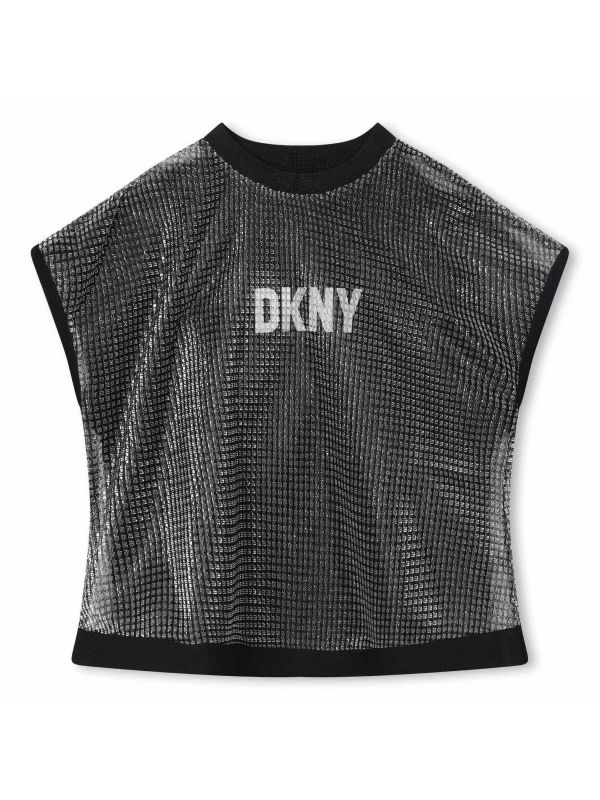 Детска тениска DKNY от две части за момиче
