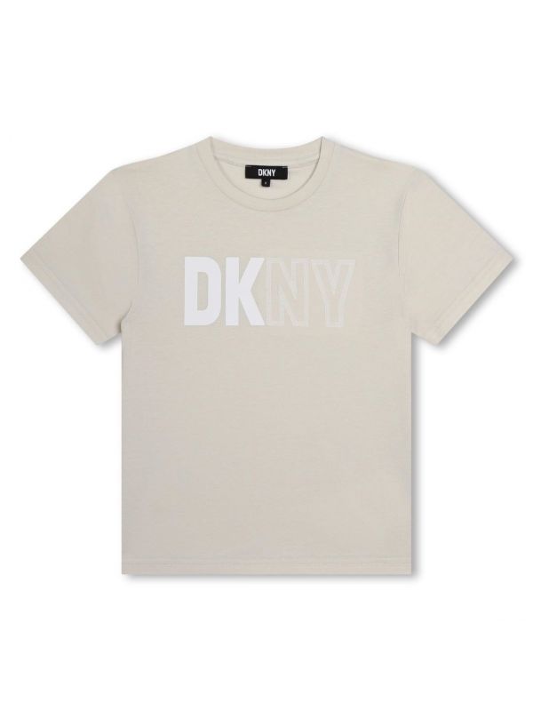 Детска тениска DKNY с лого принт за момче/момиче