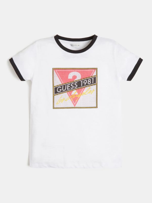 Детска тениска Guess с лого за момиче