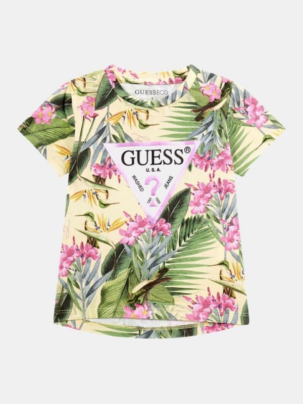 Детска тениска за момиче принт от Guess
