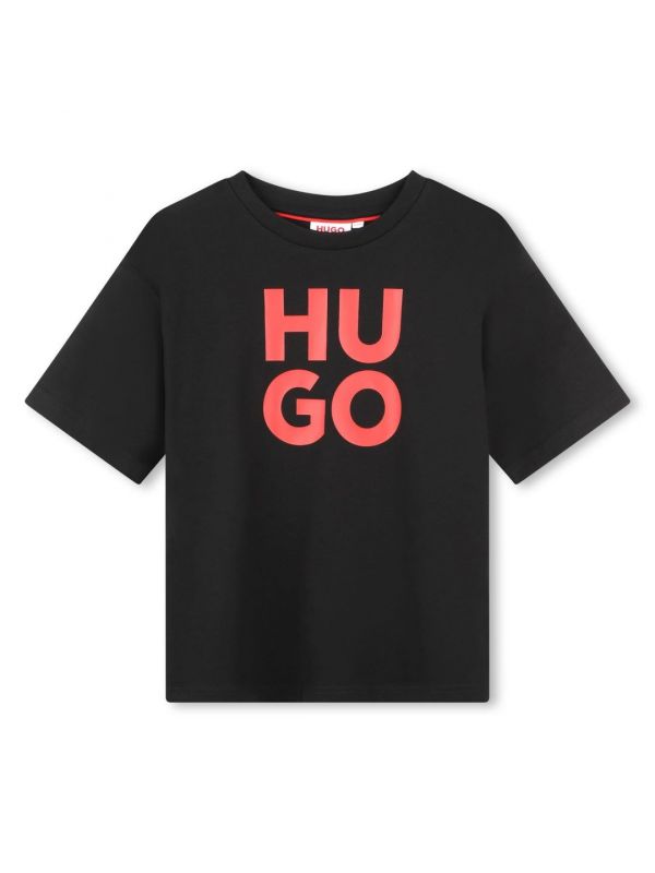 Детска тениска с лого за момче от HUGO