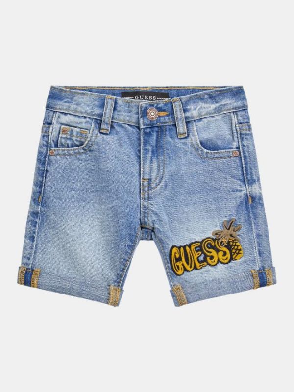 Детски къси дънкови панталонки за момче от Guess