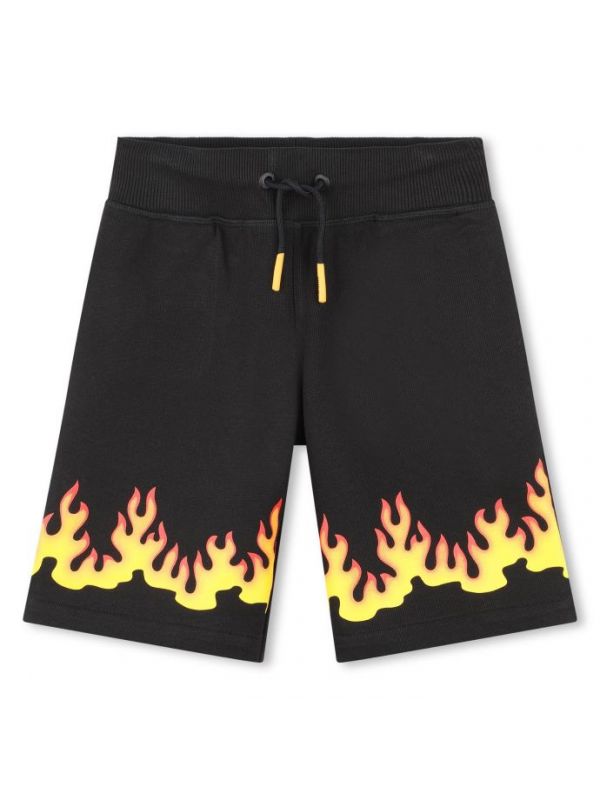 Детски къси панталони с пламъци от Hugo за момче