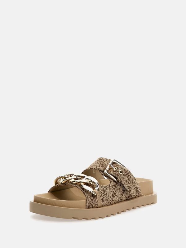 Дамски сандали Guess с метални акценти