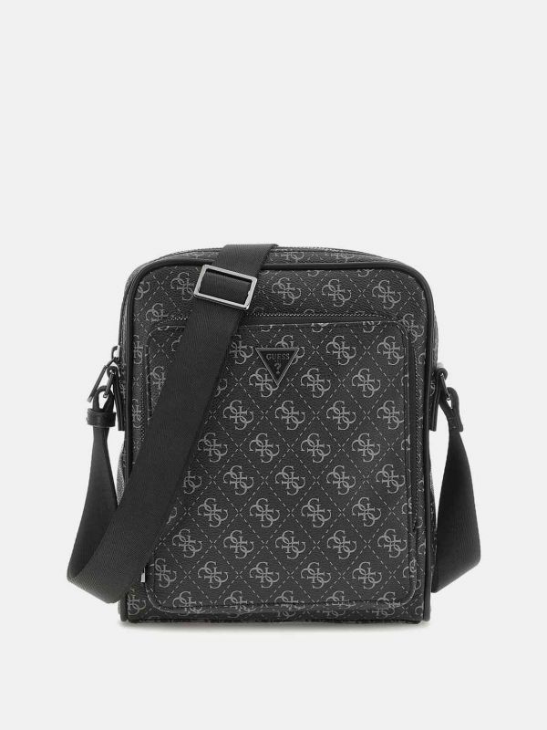 Мъжка кросбоди чанта MILANO Guess с 4G лого принт