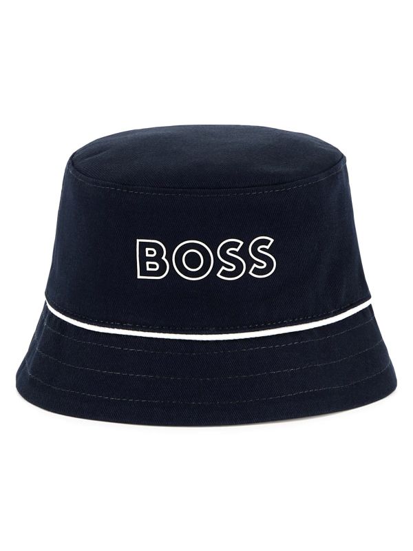 Детска шапка тип бъкет с две лица Boss за момче