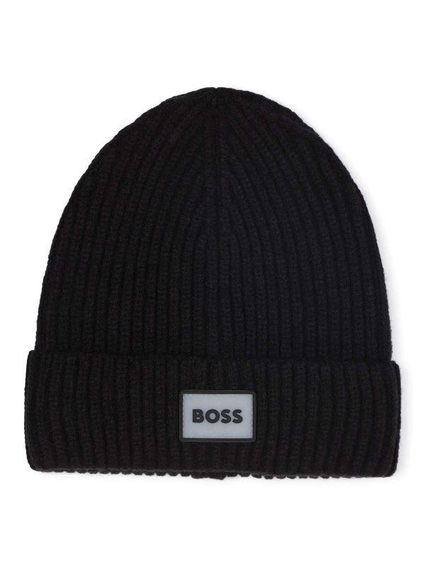Детска шапка Boss с лого плочка за момче