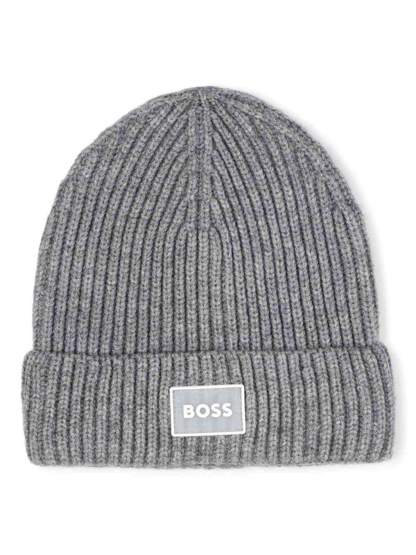 Детска шапка Boss с лого плочка за момче