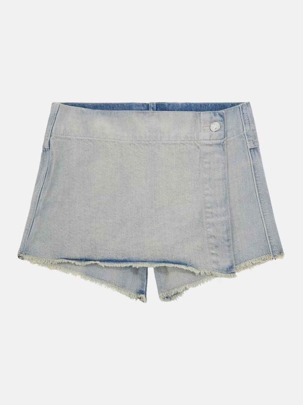 Детски дънкови къси панталони за момиче Guess