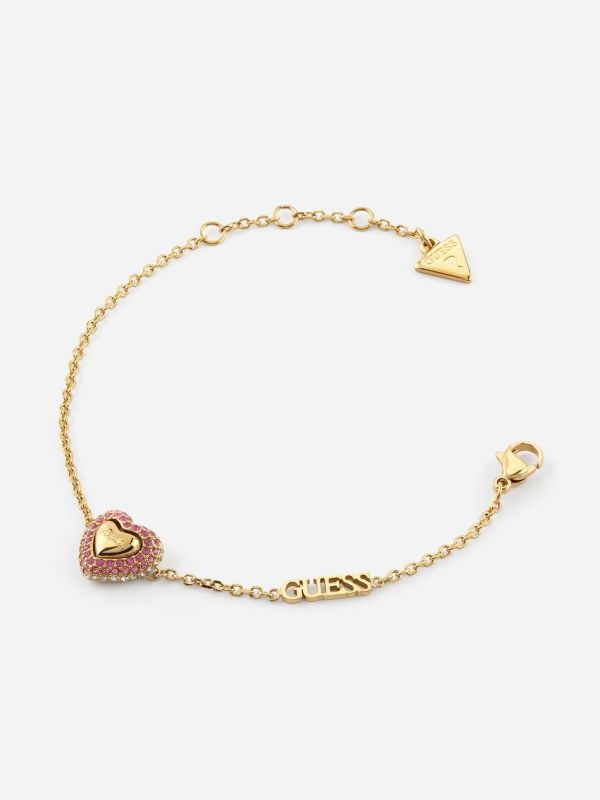 Дамска гривна Guess Heart Glow