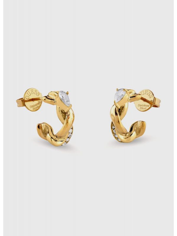 Дамски обеци Guess Golden Twist