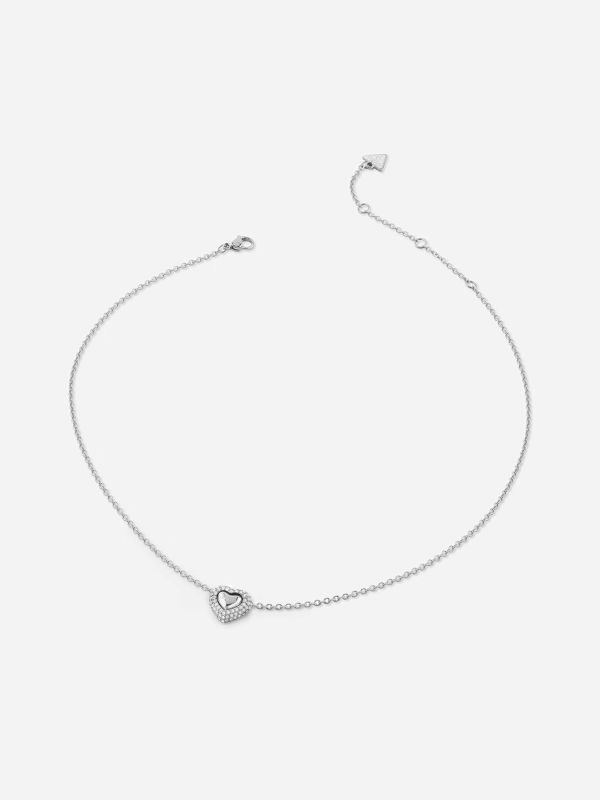 Дамско колие Guess Sparkling Heart
