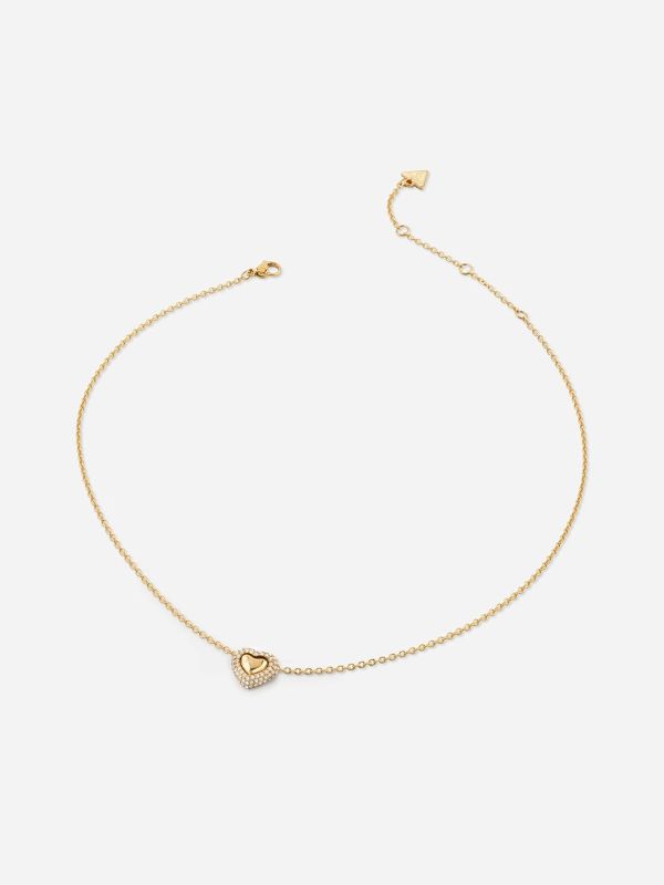 Дамско колие Guess Heartbeat Charm