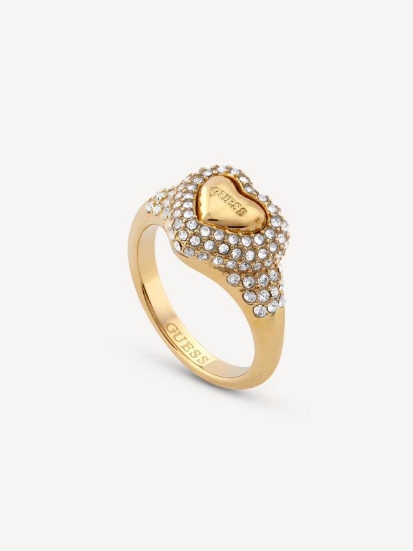 Дамски пръстен Guess Heart Glow