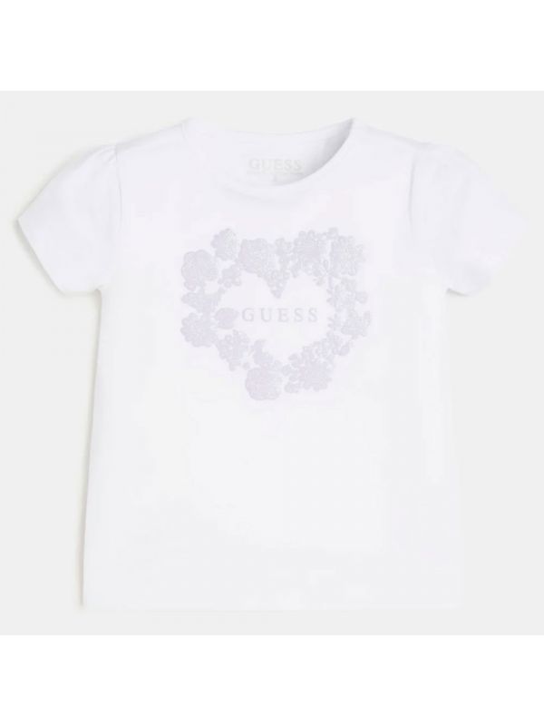Детска тениска със сърце за момиче