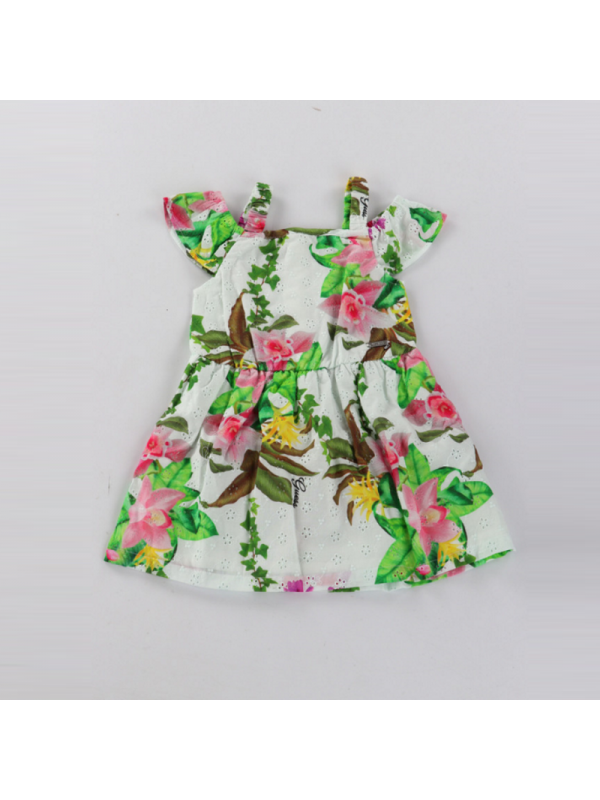 Детска рокля с флорален принт