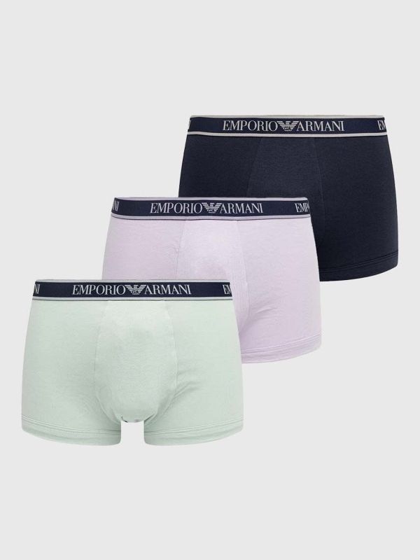 Комплект 3 Броя Мъжки Боксерки на Emporio Armani