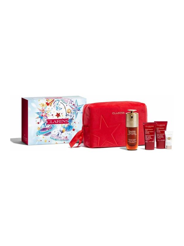 Комплект Clarins Double Serum & Super Restorative Collection