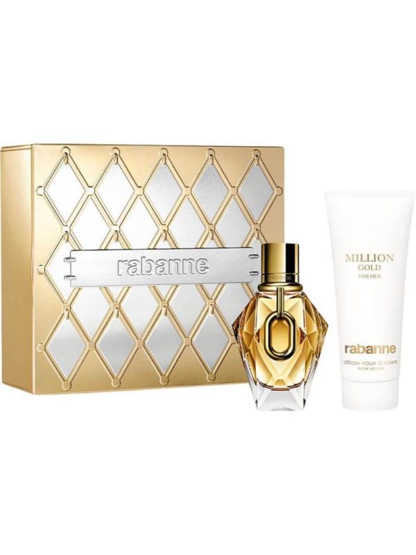 Комплект Rabanne Million Gold For Her Парфюмна Вода EDP