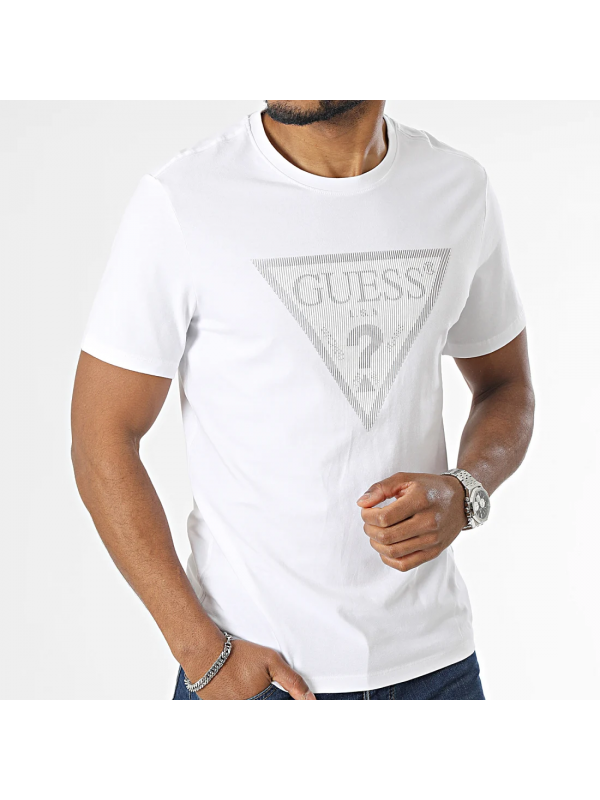 Мъжка тениска с ефектно лого Guess