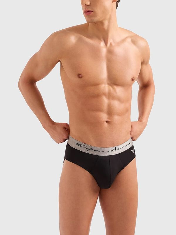 Мъжки слипове на Emporio Armani с лого ластична лента