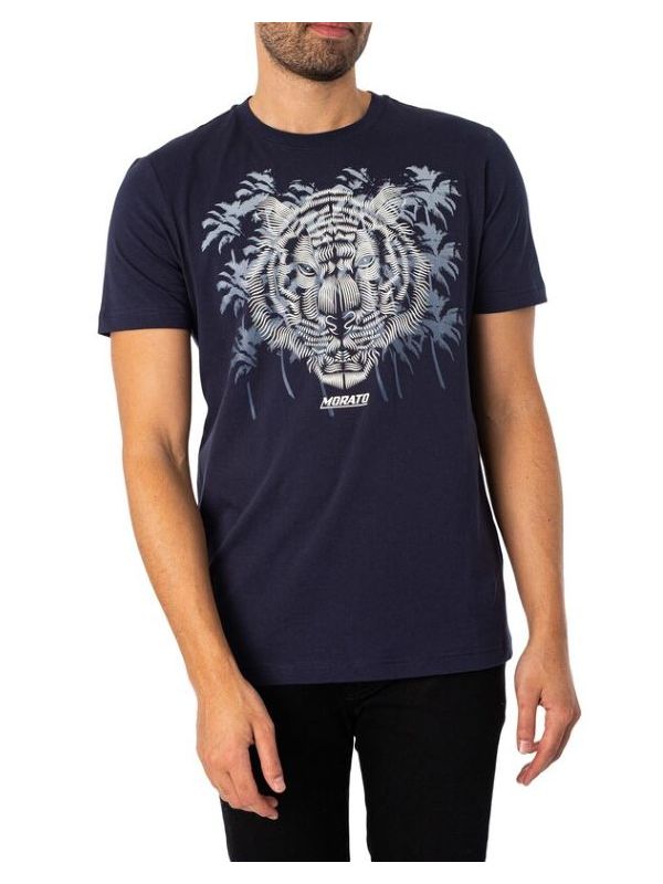 Мъжка тениска Antony Morato с тигър принт