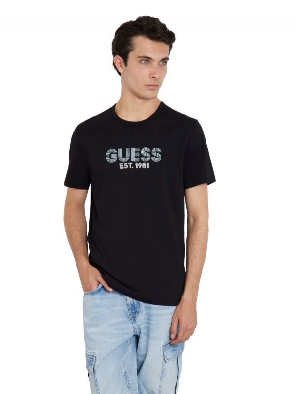 Мъжка тениска с лого Guess