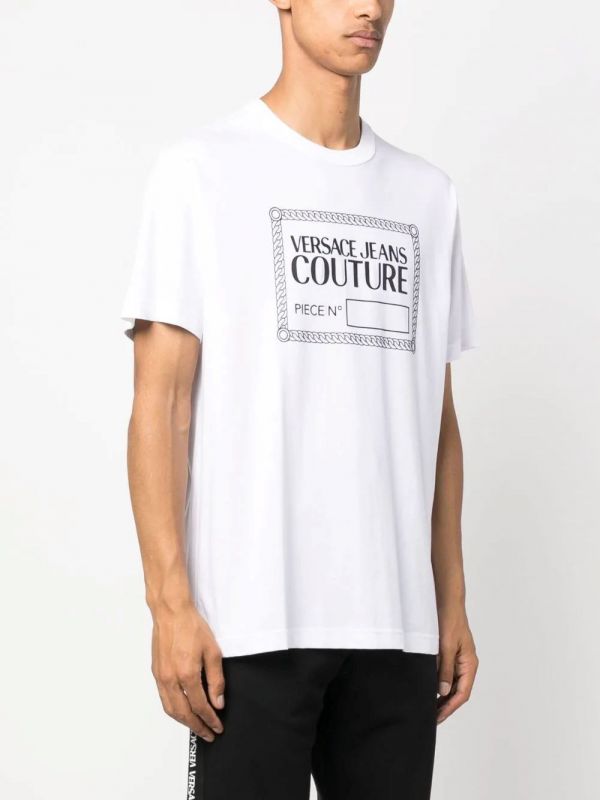 Мъжка тениска Versace Jeans Couture с Piece Number принт 