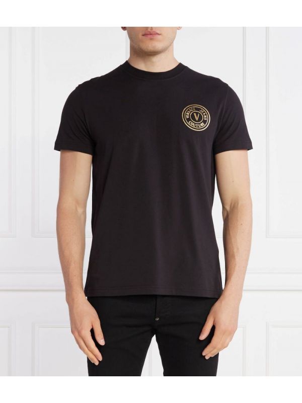 Мъжка тениска Versace Jeans Couture с V лого емблема