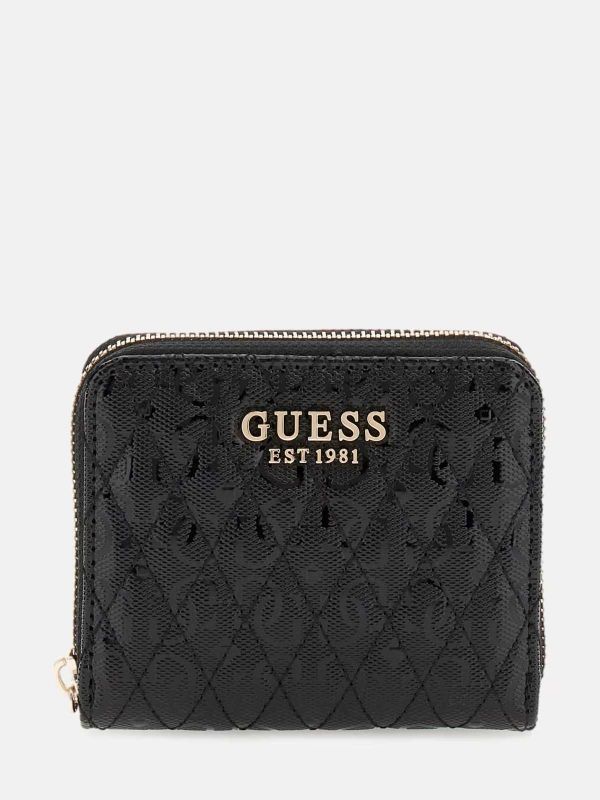 Малък дамски портфейл Guess с 4G принт