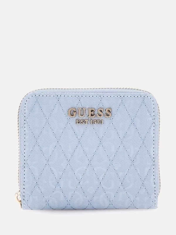 Малък капитониран дамски портфейл Guess