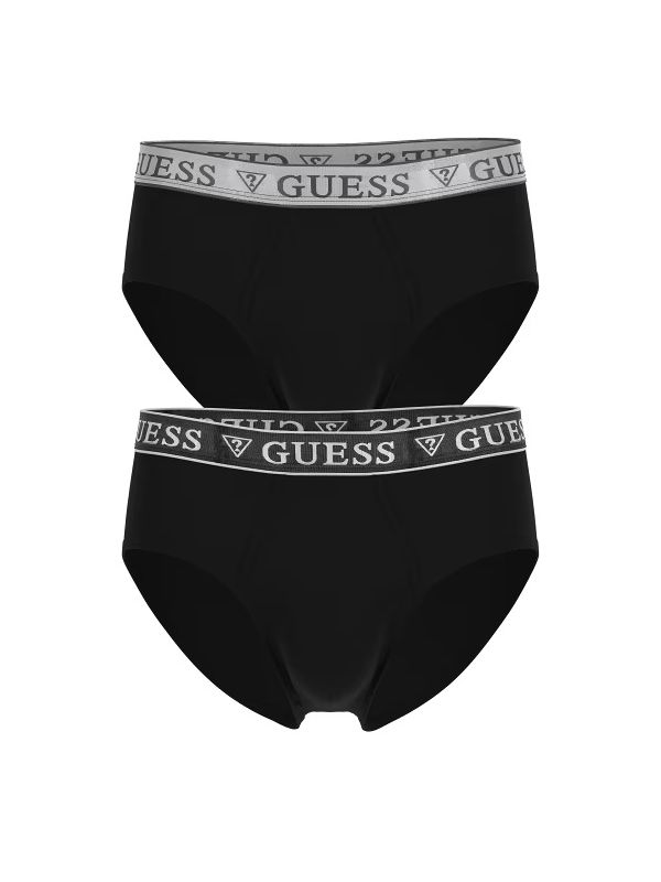 Комплект 2 броя мъжки слипове Guess с лого ластик