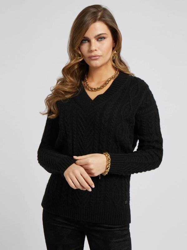 Дамски вълнен пуловер NANCY