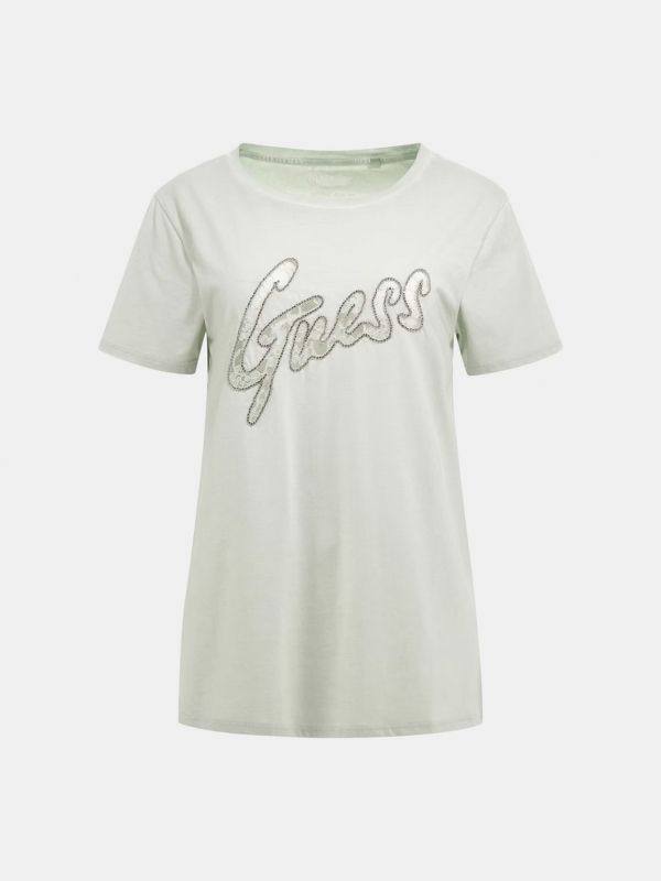 Дамска тениска с лого от GUESS