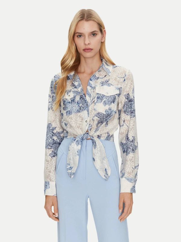 Дамска риза Guess с флорален принт