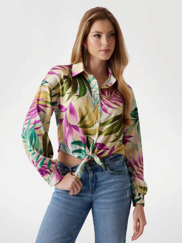 Дамска риза Guess с флорален принт