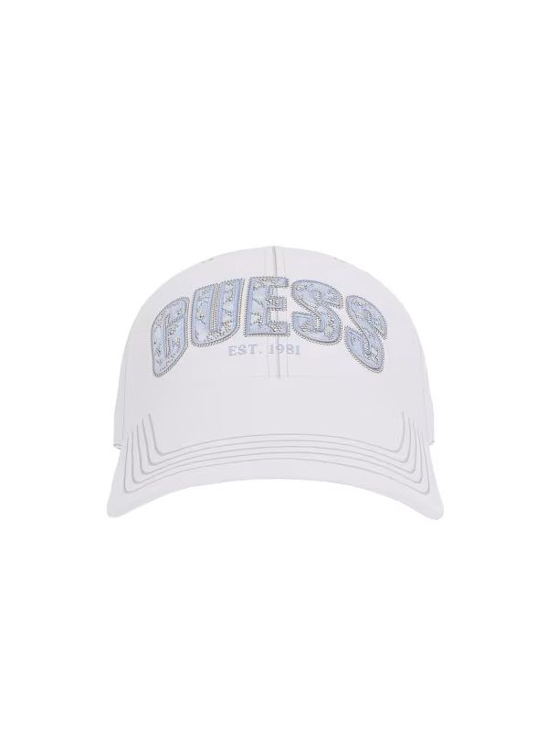 Дамска шапка Guess с лого и кристали