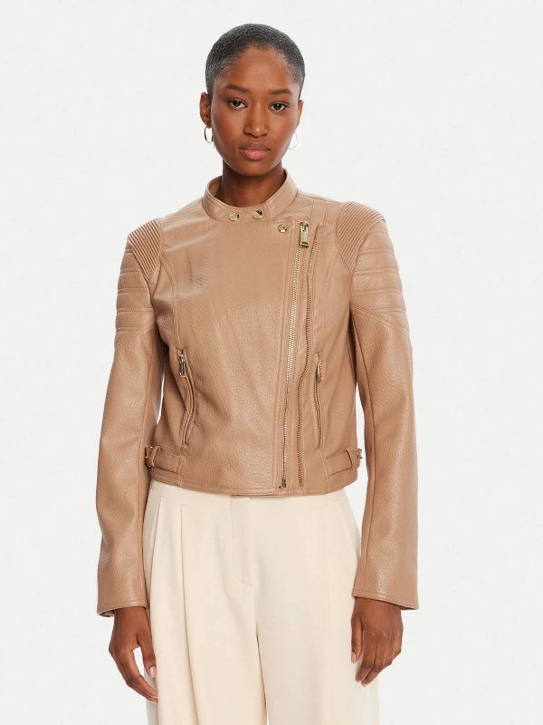 Дамско кожено байкър яке Guess 