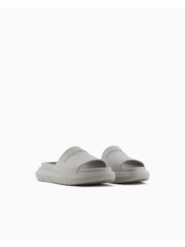 Мъжки чехли Emporio Armani с релефно лого