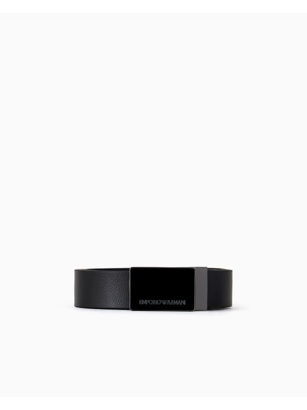Мъжки колан Emporio Armani с метална катарама